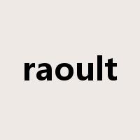 raoult是什么意思