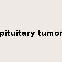 pituitary tumor是什么意思