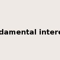 fundamental interests是什么意思