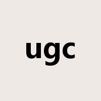 ugc是什么意思