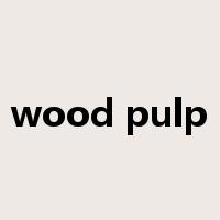 wood pulp是什么意思