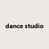 dance studio是什么意思