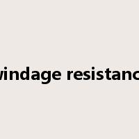 windage resistance是什么意思