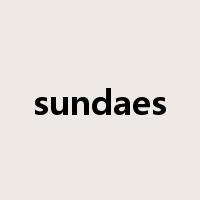 sundaes是什么意思