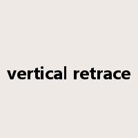 vertical retrace是什么意思