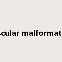vascular malformation是什么意思