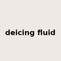 deicing fluid是什么意思
