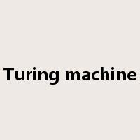 Turing machine是什么意思
