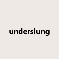 underslung是什么意思