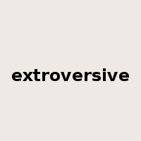 extroversive是什么意思