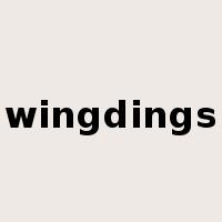 wingdings是什么意思