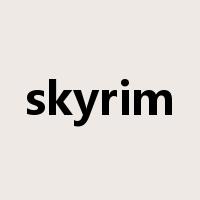 skyrim是什么意思