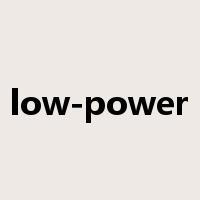 low-power是什么意思