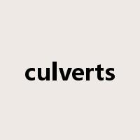 culverts是什么意思
