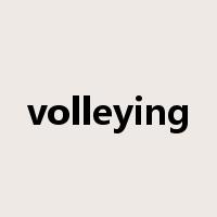 volleying是什么意思