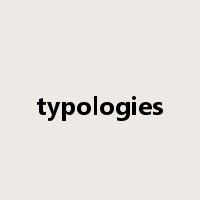 typologies是什么意思
