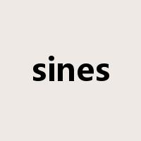 sines是什么意思