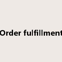 Order fulfillment是什么意思
