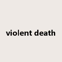 violent death是什么意思