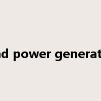 wind power generation是什么意思