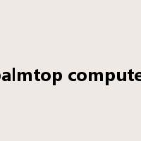 palmtop computer是什么意思