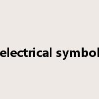 electrical symbol是什么意思