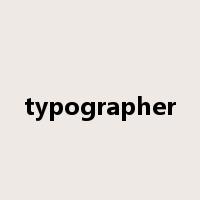 typographer是什么意思