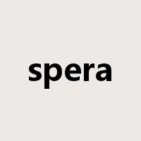 spera是什么意思