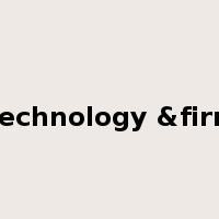 Technology &firm是什么意思