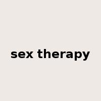 sex therapy是什么意思