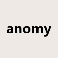anomy是什么意思
