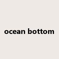 ocean bottom是什么意思