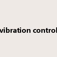 vibration control是什么意思