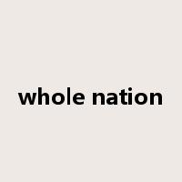 whole nation是什么意思