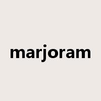 marjoram是什么意思