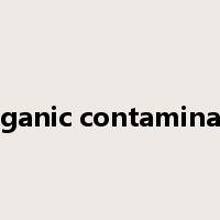 organic contaminant是什么意思