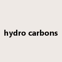 hydro carbons是什么意思