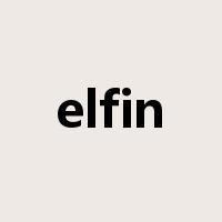 elfin是什么意思