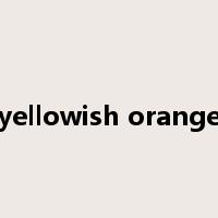 yellowish orange是什么意思