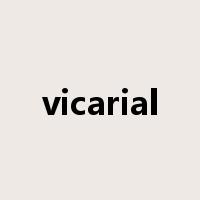 vicarial是什么意思