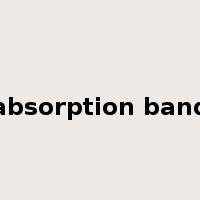 absorption band是什么意思