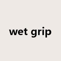 wet grip是什么意思