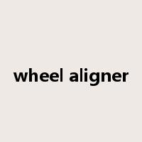 wheel aligner是什么意思