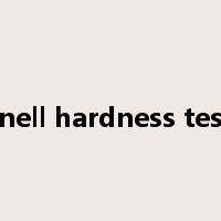Brinell hardness tester是什么意思