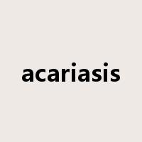 acariasis是什么意思