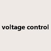 voltage control是什么意思