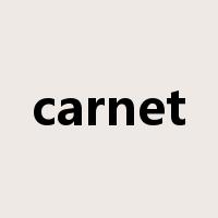 carnet是什么意思