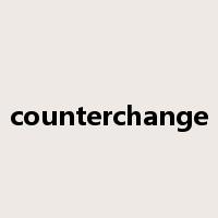counterchange是什么意思