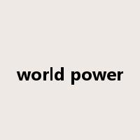 world power是什么意思