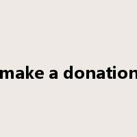 make a donation是什么意思